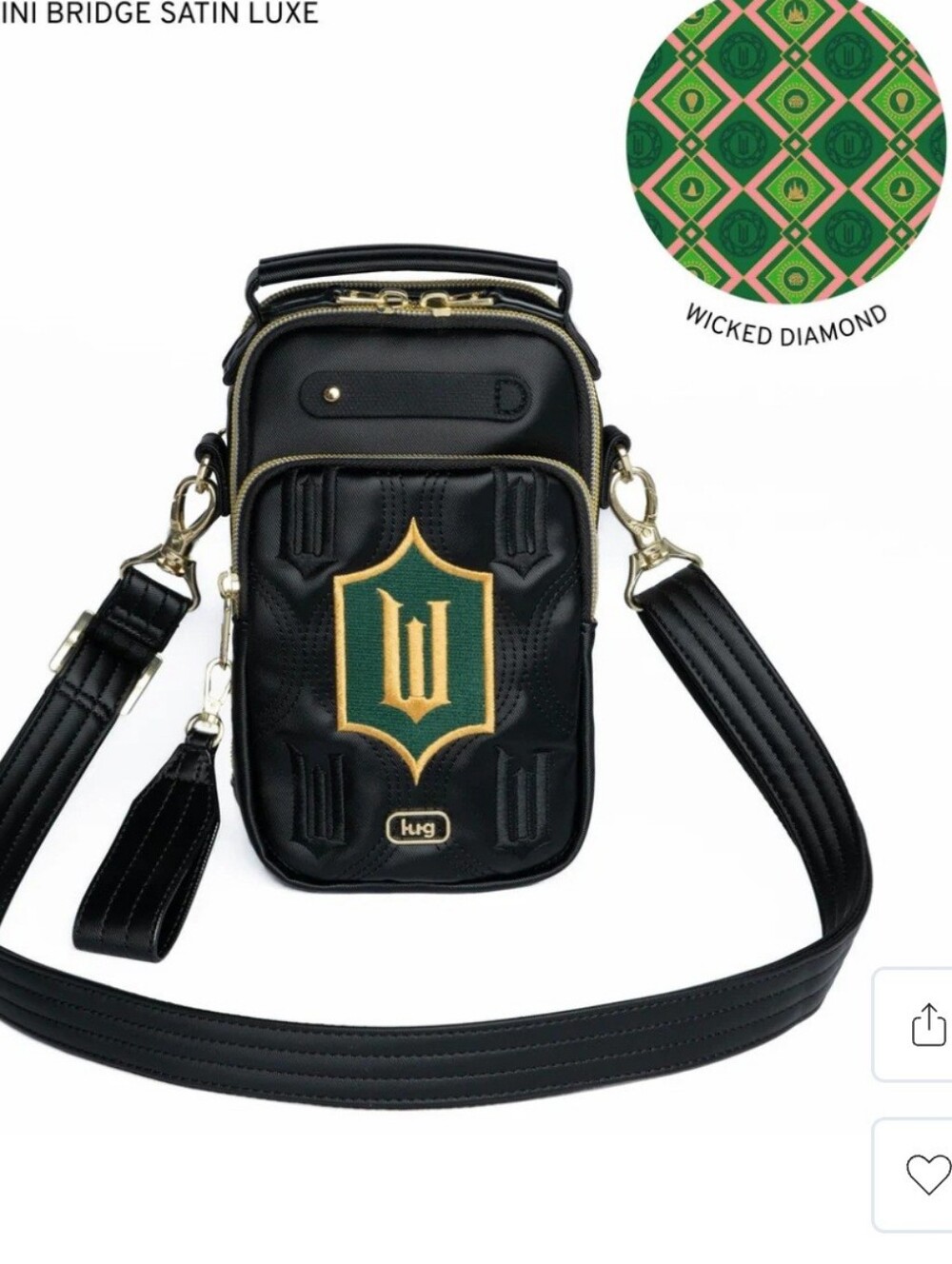 Witchy $85 Retail NWT Lug Wicked Collectible Crossbody "Skeeter"